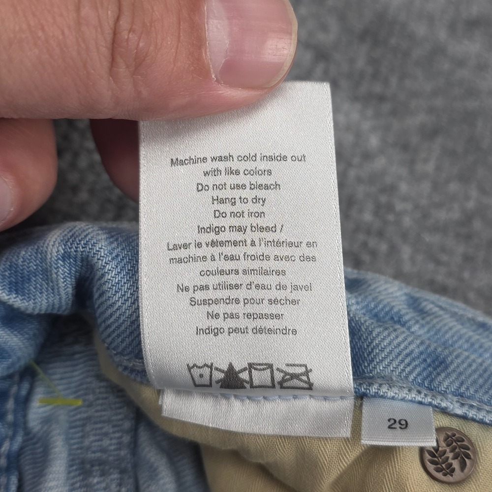 rag & bone Light Blue Wide Leg Jeans- 29 - Picture 10 of 16